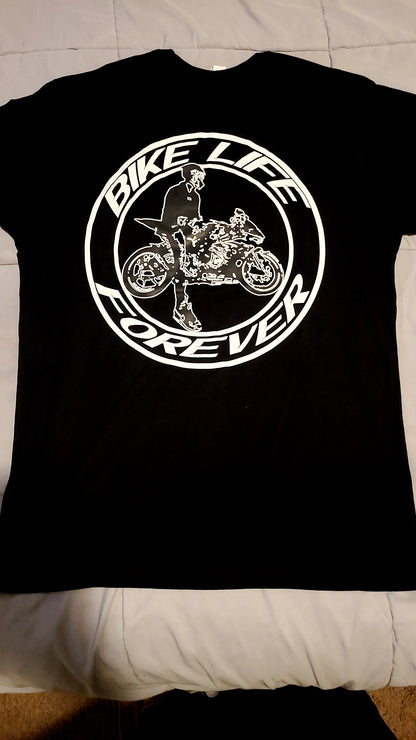 BIKE LIFE FOREVER LOGO - T-Shirt